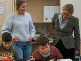 Bildungsministerin Frau Dr. Stefanie Hubig besucht die Ganztagsschulen am Schulzentrum Flomborn